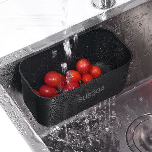 Draining Basket Sink Triangle Leftovers Fantastic Filtering Tool Kitchen 304 Stainless Steel Vegetable Washing Sink Storage Rack