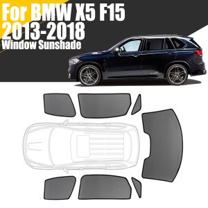 Custom Magnetic Car Window Sunshade For BMW X5 F15 2013-2018 Curtain Mesh Front Windshield Frame Curtain