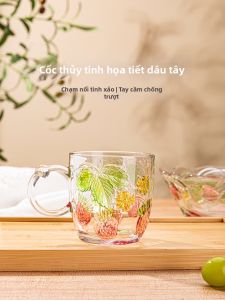 NERVISHI | Thủy Tinh Trong Suốt Đắt Giá Vẽ Dâu Tây