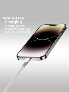 TEGIC | Fast Charging PD Data Cable Magnetic Skin-friendly Silicone Type-C to Lightning