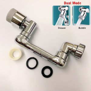 1080° Rotation Faucet Sprayer Head Adaptor 22/24mm Faucet Extender Aerator Splash Bubbler Nozzle Kitchen Tap Washbasin Robot Arm