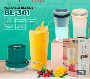 BLENDER PORTABLE ADVANCE BL-301 BLENDER PISAU ANTI KARAT 1300 mAh BLENDER PORTABLE ADVANCE