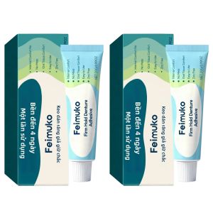 Kem Dán Răng Giả FEIMUKO Độ Bám Tự Nhiên Giảm Ma Sát Giảm Đau Nướu Tạo Cảm Giác Thoải Mái Giữ Răng Giả Chắc Chắn.