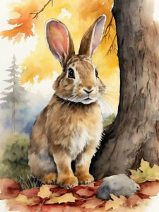 Acrylic Paint By Numbers Autumn Animal Patterns Painting By Numbers on Canvas Coloring By Number for Adults Paint Digital Art