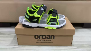 Sandal Kids URBAN FOOTPRINT Quai Dán SD2502 trẻ em màu đen chuối 100% chính hãng bảo hành 03 tháng đối với lỗi nhà sản xuất
