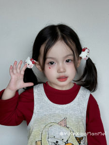 Cute Baby Mushroom Hair Ties Childrens Hair Bands Girls Hair Accessories Baby Head Ropes Red Colorful Kids Fashion Accessories