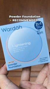 Wardah Lightening Powder Foundation 12g SPF 40 PA++++: Hasil Fresh Flawless & Cerah Mengandung Niacinamide