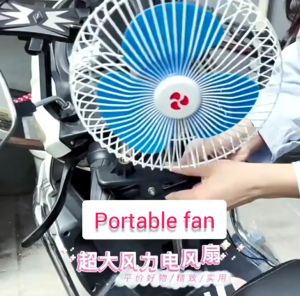 10 Inch Portable Car fan Kipas Kereta Lori Kepit DC 12V Oscillating Fan Super Strong Fan Kuat Angin Cooling Fan kipas angin murah kipas berdiri 车载风扇