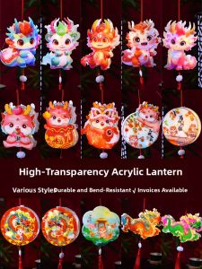Handmade Mid-Autumn Festival Lanterns Kids DIY Fruit Pumpkin Lights Blossom Lanterns Wooden Handheld Lanterns for Festive Use