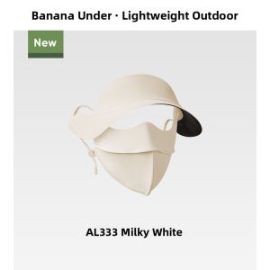 Beneunder | Bananaphobia UV Protection Cycling Mask Full Face Sunscreen Outdoor Hat Brim Face Baseki Mask Youth Nylon Spandex Fabric Summer