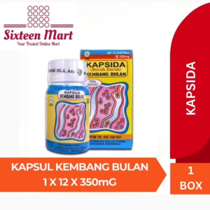 KAPSIDA Kembang Bulan Bersih Darah 1 x 12 Kapsul 350MG (SG)