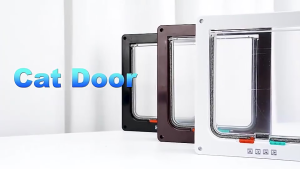 ✈️COD&PH.STOCK✈️Small Pet Door Security Lock Dog Cat Flap Door Controllable Switch Direction Doors