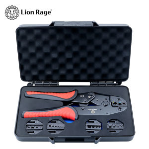HS Multi-Jaw Crimp Kit | Pro HD w/Precision Jaws Press Adj & Non-Slip Grip | Wiring DIY Industrial