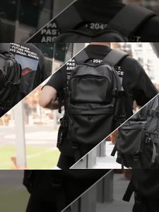 Ayuqi® Japanese Trendy Backpack Mens Anti-theft Travel Backpack College Student School Bag Computer Bag