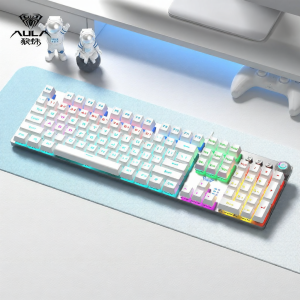 AULA | Wireless & Wired Gaming Keyboard and Mouse Set 108 Keys