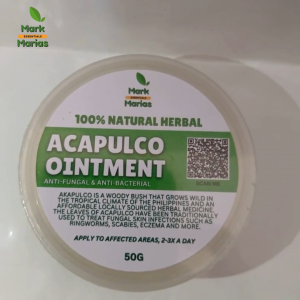 Mark and Marias Acapulco Herbal Ointment 50g Anti-Fungal & Anti-Bacterial Premium Herbal Skin Care Ointment Daily Skin Moisturizer Herbal Skin Protectant Fast-Absorbing Formula Helps Soothe Dry and Rough Skin Suitable for Men & Women Travel Friendly