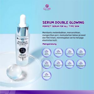 ( Promo bundling) Serum Double glowing + Double protection UVA+ UVB Spray