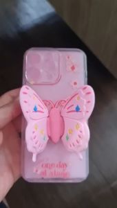 Casing HP Motif Timbul 3D Butterfly For Realme - 11 11 PRO 11PRO + C53 C55 C51 C33 C35 8 4G 5 - 3D18