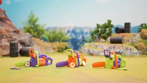Radish Saw Projectile Launcher - Creative Pretend Play Toys for Children - Mainan Budak Lelaki Perempuan Workbench Tools 萝卜系列家族萝卜锯发射飞片减压创意过家家儿童玩具