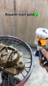 Kawasaki K16112 Engine Matt Gold | Motor Series 2K Paint Motor Engine AIKKA Cat Bancuh Motor DIY