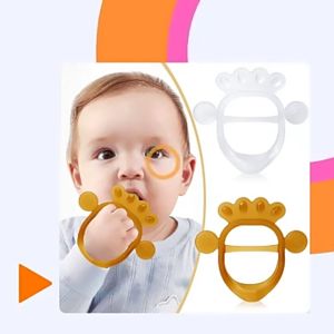 TAIYO Teether Bayi Gelang Silikon BPA Free Mainan Gigitan Baby Silicone Lembut Teether Bayi Antibakteri Coklat Desain Sarung Tangan Untuk Bayi - Lazada