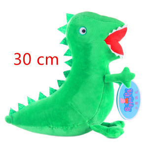 E-STRONG | Peppa Pig Plush Toys 30cm George Teddy Bear Mr Dinosaur Cute Cartoon Anime Figure Kawaii Stuffed Plush Toys Kids Birthday Gifts