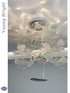 Modern French Floating Petal Chandelier