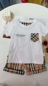 baju kanak kanak lelaki Baby boys Clothes Sets Top+shorts cotton Children clothing