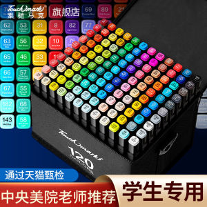 Touchmark Dual-Head Oil-Based Marker Pens 24/36/60/80 Colors Art Drawing Paintbrush Set for Children Students Artists