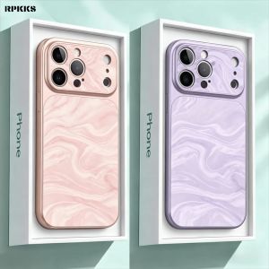 Luxury Big Windows Water ripple pattern Phone Case For iPhone 17 16 15 Plus 14 13 12 11 Pro Max Shockproof Protector Back Cover