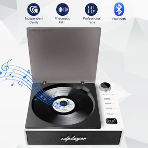 Portable Amplifier Car CD Player Bluetooth 5.1 3.5mm AUX/USB/OPTICAL Support Radio FM Receiver Classic Wireless Loudspeaker