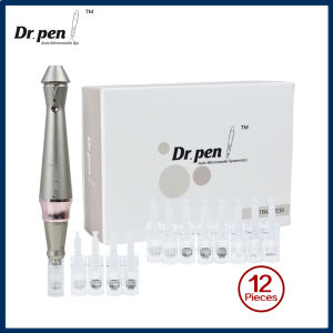 New Wireless Derma Pen Ultima E30 Dr.pen With 12 Pcs Cartridge Derma Roller Micro Pen Face Skin Care Treatment