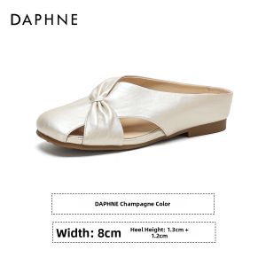 Daphne | Pearl Decorated Mule Slipper  One-Step Sandal