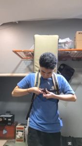 Tas kotak busa tebal panjang 120 cm pcp saku pompa gx | hunting outdoor - anti percikan air