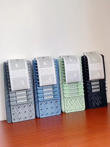 AMAZON STOCKS 2 in 1 Dish Drying Mat With Plate Rack Compact Removable Quick Foldable