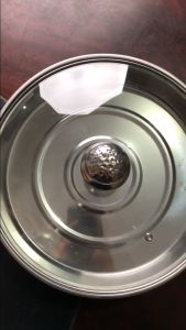 Fast Food Bulat Tutup Kaca PJM034 & Tempat Makan Prasmanan Stainless