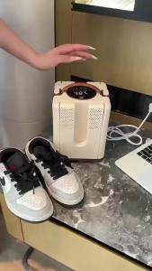 2025 200W Six Arm Shoe Dryer Foldable Electric Shoe Dryer Timing Control Household Shoe Warmer Portable Heater For Socks Boots