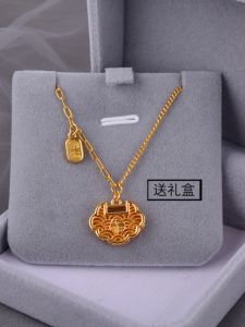 925 Sterling Silver Ancient Method Hollow out Clouds And Happiness Pendant Necklace Womens Style Clavicle Chain Fashion Jewelry