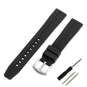Big Size Silicone Straps Extended Length Rubber Watch Band 20mm 22mm Sports Bracelets Universal Wristband Accessories Waterproof