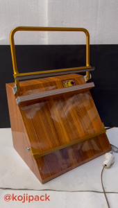 Mesin Sealer Plastik Miring 40cm Good Seal untuk cairan potong dan las double fungsi