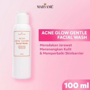 Maryame Acne Glow Gentle Facial Wash Sabun Pencerah Kulit Kusam Berjerawat Memudarkan Flek Hitam