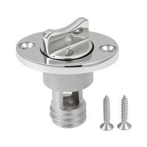 1PC 316 Thép Không Gỉ Mềm Thoát Nước Cắm Kèm Vít Cho Thuyền Kayak Đuôi Ổ Cắm Thông Hơi Nước Lụa Cắm Nước Thải Hatge
