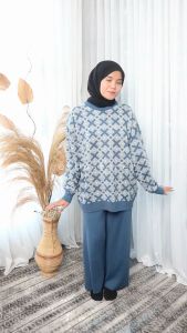 GEOMETRIS SWEATER RAJUT PREMIUM KNITWEAR QUALITY