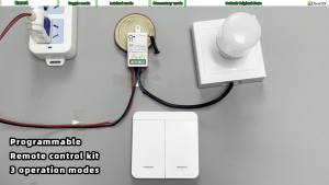 Wenqia 433Mhz điều khiển từ xa không dây công tắc đèn 110V 220V 230V 10A kích thước nhỏ mô-đun Rơle không dây pa nô dán tường chuyển đổi cho đèn Led