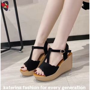 katerina fashion Korean Wedge Sandals For Women Adjustment Strap #309