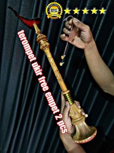 terompet pencak silat ukiran free empet 2 pcs