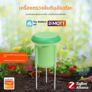 Tuya Zigbee สมาร์ทเครื่องทดสอบดินอุณหภูมิความชื้นเครื่องทดสอบ Thermohygrometer APP Real Time Soil Monitor สําหรับสวนกลางแจ้ง