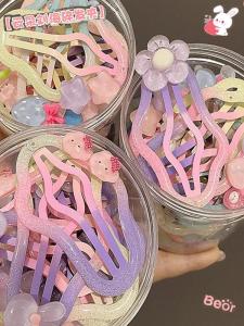 Colorful Cloud BB Hair Clips Childrens Non-Damaging Hair Accessories Girls Bangs Sweet Headwear Side Hairpins Cute Style