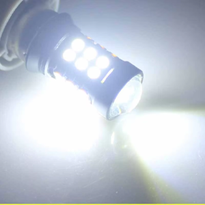 2 Chiếc T15 W16W Xi Nhan CANBUS LED Đuôi Đèn Siêu Sáng 3030 Chip 27SMD Dự Phòng Đảo Chiều Ô Tô Bóng Đèn 12V Hổ Phách/Đỏ/Trắng