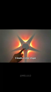 RGB LED Motion Sensor Light Rechargeable Wall Lamp for Bedroom Magnetic Decoration Lights for Room